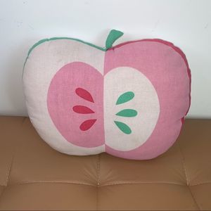 The Land of Nod Apple Throw Pillow Pink